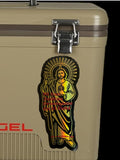 THE MI SAN JUDAS GOLD BIG HOLOGRAPHIC STICKER