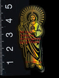 THE MI SAN JUDAS GOLD BIG HOLOGRAPHIC STICKER