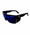 "Paracordclips ANSI Z87 Blue Lens Safety Glasses: Superior Style and Certified Protection"