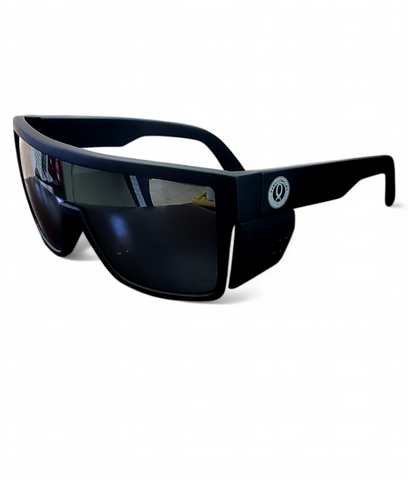 "Paracordclips ANSI Z87 Dark Mirror Lens Safety Glasses: Superior Style and Certified Protection"